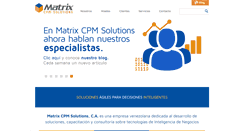 Desktop Screenshot of matrixcpmsolutions.com